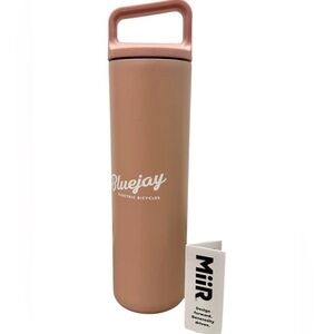 NWT Bluejay x Miir Wide Mouth 20oz Rosewood Pink Water Bottle